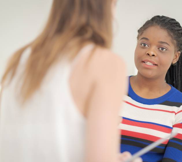 Women working together Small business, SME, tailoring designs for customers. Both of them acted as great designers.